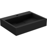 Mexen Ava lavabo sobre encimera de conglomerado 1/O 50 x 38 cm, negro - 23015071