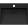 Mexen Ava lavabo da appoggio in conglomerato 1/O 50 x 38 cm, nero - 23015071