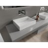 Mexen Ava Aufsatzwaschbecken aus Konglomerat B/O 50 x 38 cm, weiß - 23015000