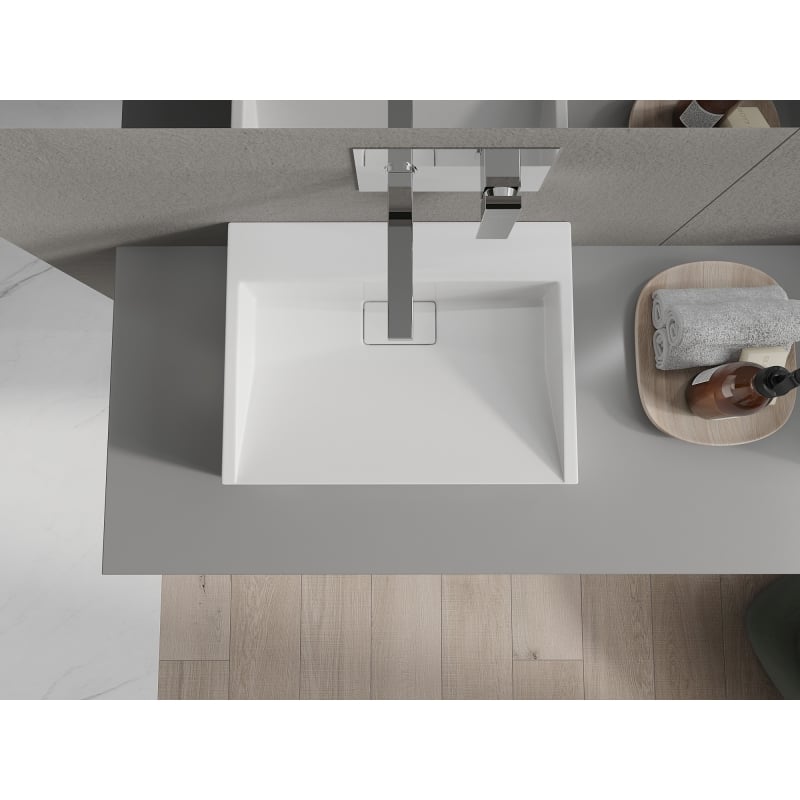 Mexen Ava 50 x 38 cm valamutiplaat konglomeraadist, valge - 23015000