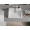 Mexen Ava Aufsatzwaschbecken aus Konglomerat B/O 50 x 38 cm, weiß - 23015000
