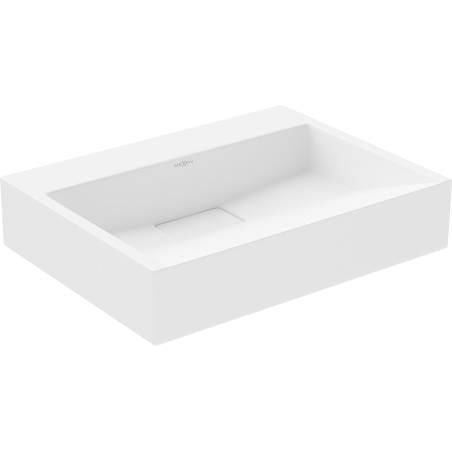 Mexen Ava Aufsatzwaschbecken aus Konglomerat B/O 50 x 38 cm, weiß - 23015000