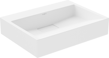 Mexen Ava lavabo posé sur plan en conglomérat B/O 50 x 38 cm, blanc - 23015000