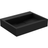 Mexen Ava Aufsatzwaschbecken aus Konglomerat B/O 50 x 38 cm, schwarz - 23015070