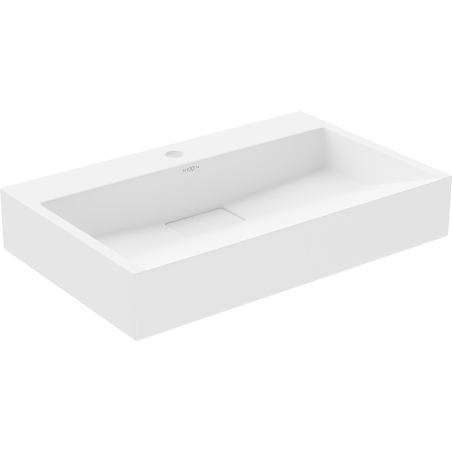 Mexen Ava aanrechtblad wastafel van composiet 1/O 60 x 38 cm, wit - 23016001