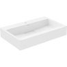 Mexen Ava lavabo de comptoir en conglomérat 1/O 60 x 38 cm, blanc - 23016001