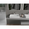 Mexen Ava lavabo da appoggio in conglomerato 1/O 60 x 38 cm, bianco - 23016001