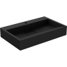 Mexen Ava lavabo posé sur le plan en conglomérat 1/O 60 x 38 cm, noir - 23016071