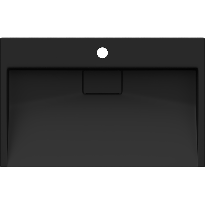 Mexen Ava lavabo à poser en conglomérat 1/O 60 x 38 cm, noir - 23016071