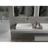 Mexen Ava lavabo de sobremesa de conglomerado B/O 60 x 38 cm, blanco - 23016000