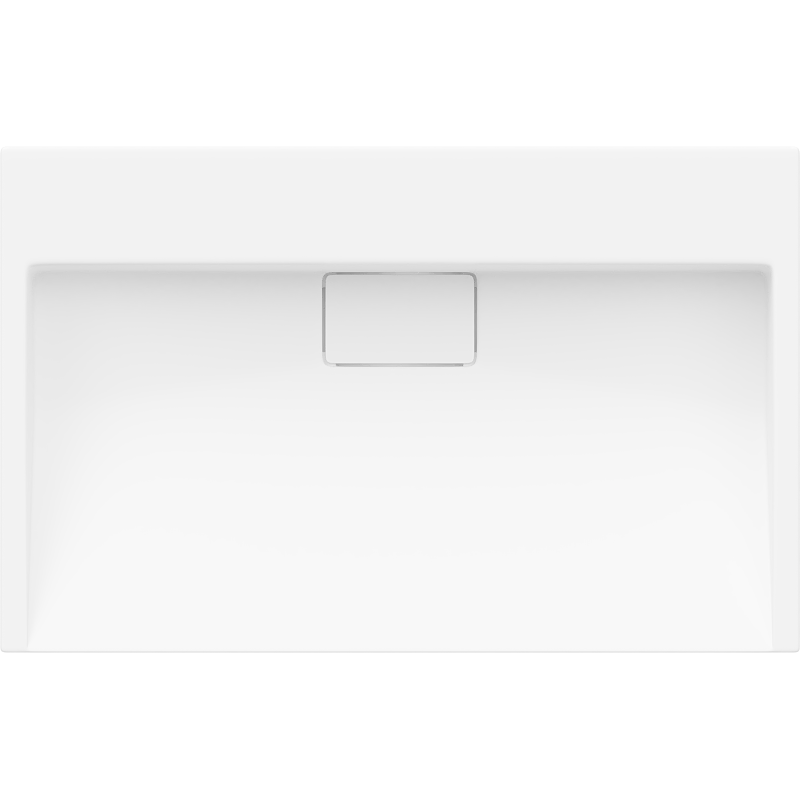 Mexen Ava bladmontage wastafel gemaakt van conglomeraten B/O 60 x 38 cm, wit - 23016000