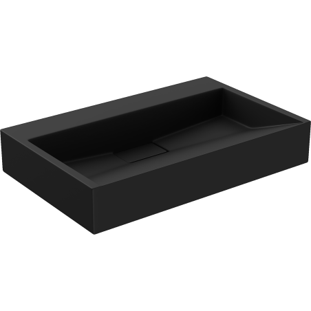 Mexen Ava countertop sink made of composite B/O 60 x 38 cm, black - 23016070
