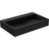 Mexen Ava Aufsatzwaschbecken aus Konglomerat B/O 60 x 38 cm, schwarz - 23016070