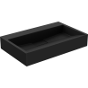 Mexen Ava lavabo sobre encimera de conglomerado B/O 60 x 38 cm, negro - 23016070