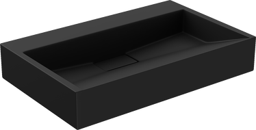 Mexen Ava bänkskiva tvättställ i konglomerat B/O 60 x 38 cm, svart - 23016070