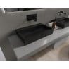 Mexen Ava Aufsatzwaschbecken aus Konglomerat B/O 60 x 38 cm, schwarz - 23016070