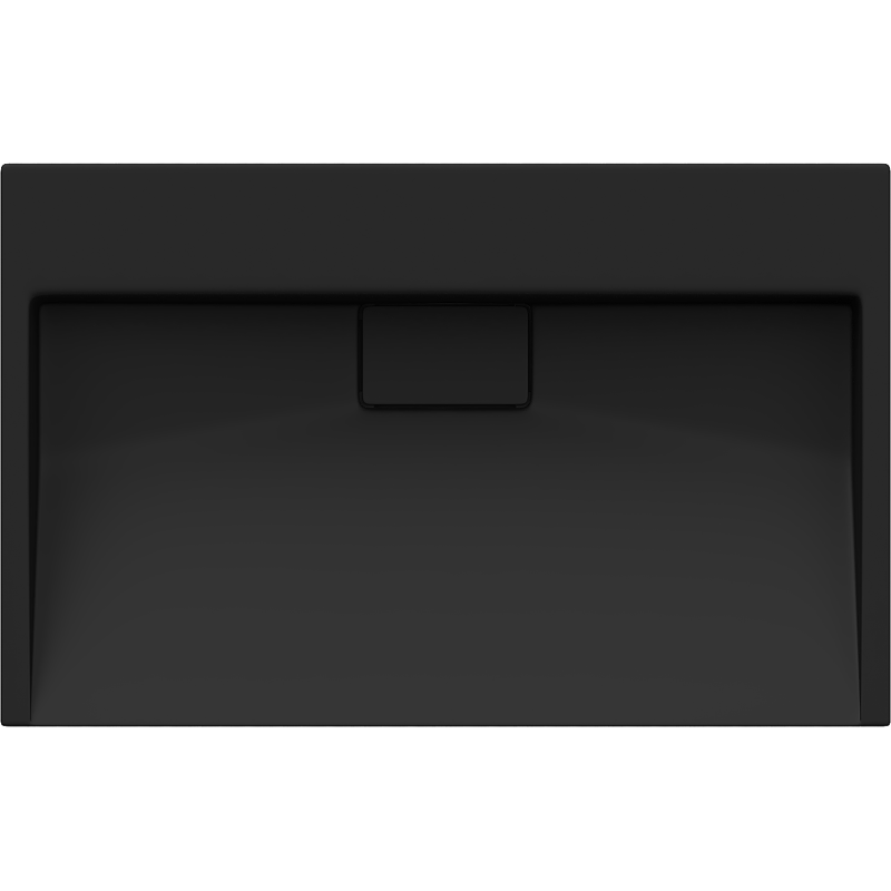 Mexen Ava opbouw wastafel van composiet B/O 60 x 38 cm, zwart - 23016070