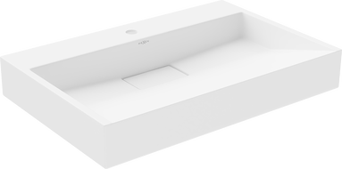 Mexen Ava lavatório de sobrepor em aglomerado 1/O 70 x 46 cm, branco - 23017001