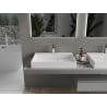 Mexen Ava lavabo à poser en conglomérat 1/O 70 x 46 cm, blanc - 23017001