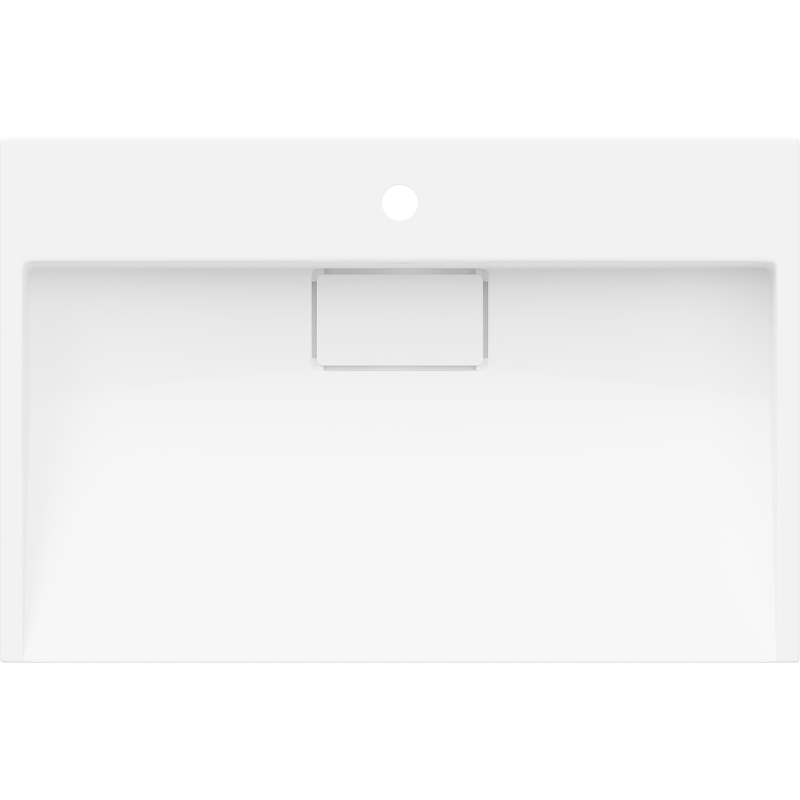 Mexen Ava lavatório de sobrepor em aglomerado 1/O 70 x 46 cm, branco - 23017001