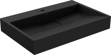 Mexen Ava umivalnik iz konglomerata 70 x 46 cm, črn - 23017071