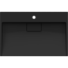 Mexen Ava lavabo da appoggio in conglomerato 1/O 70 x 46 cm, nero - 23017071