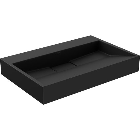 Mexen Ava opbouw waskom van composiet B/O 70 x 46 cm, zwart - 23017070