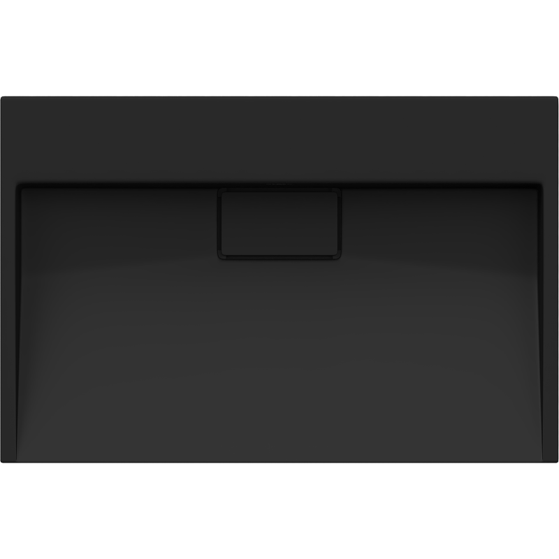 Mexen Ava bovengemonteerde wastafel van composiet B/O 70 x 46 cm, zwart - 23017070