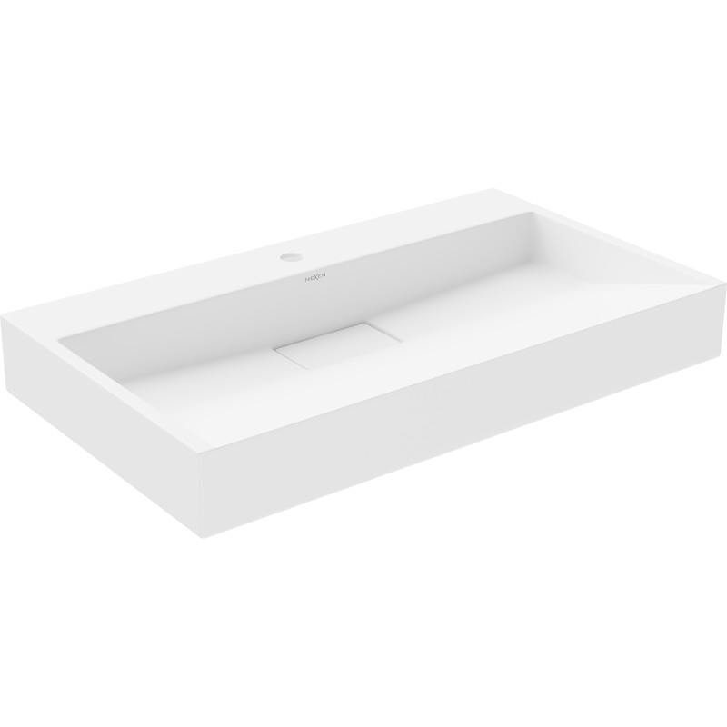Mexen Ava lavabo de comptoir en composite 1/O 80 x 46 cm, blanc - 23018001
