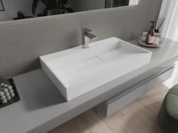 Mexen Ava konsolitasoinen pesuallas 1/O 80 x 46 cm, valkoinen - 23018001