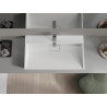 Mexen Ava opbouwwasbak van composiet 1/O 80 x 46 cm, wit - 23018001