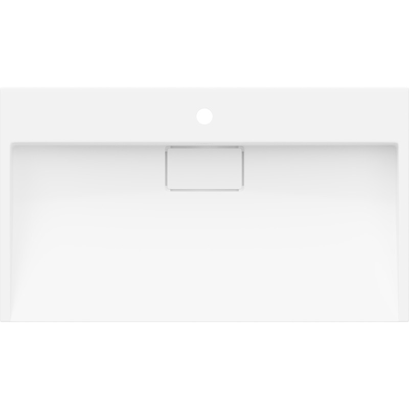 Mexen Ava lavabo de comptoir en composite 1/O 80 x 46 cm, blanc - 23018001