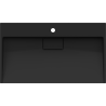Mexen Ava lavabo da appoggio in conglomerato 1/O 80 x 46 cm, nero - 23018071