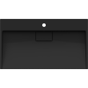Mexen Ava pöytätason päälle asetettava pesuallas komposiitista 1/O 80 x 46 cm, musta - 23018071
