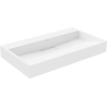Mexen Ava opzetwastafel van conglomeraten B/O 80 x 46 cm, wit - 23018000