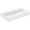 Mexen Ava valdpaigaldatav valamu konglomeraadist B/O 80 x 46 cm, valge - 23018000