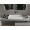 Mexen Ava countertop washbasin made of composite B/O 80 x 46 cm, white - 23018000