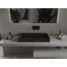 Mexen Ava lauapealne valamukomposiit B/O 80 x 46 cm, must - 23018070