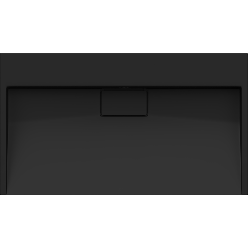 Mexen Ava opzetwastafel van composiet B/O 80 x 46 cm, zwart - 23018070