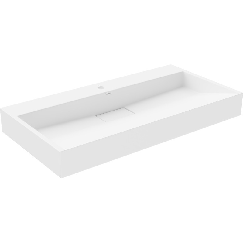 Mexen Ava opzetwastafel van composiet 1/O 90 x 46 cm, wit - 23019001