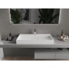 Mexen Ava lauaplaatide konglomeraadist valamu 1/O 90 x 46 cm, valge - 23019001