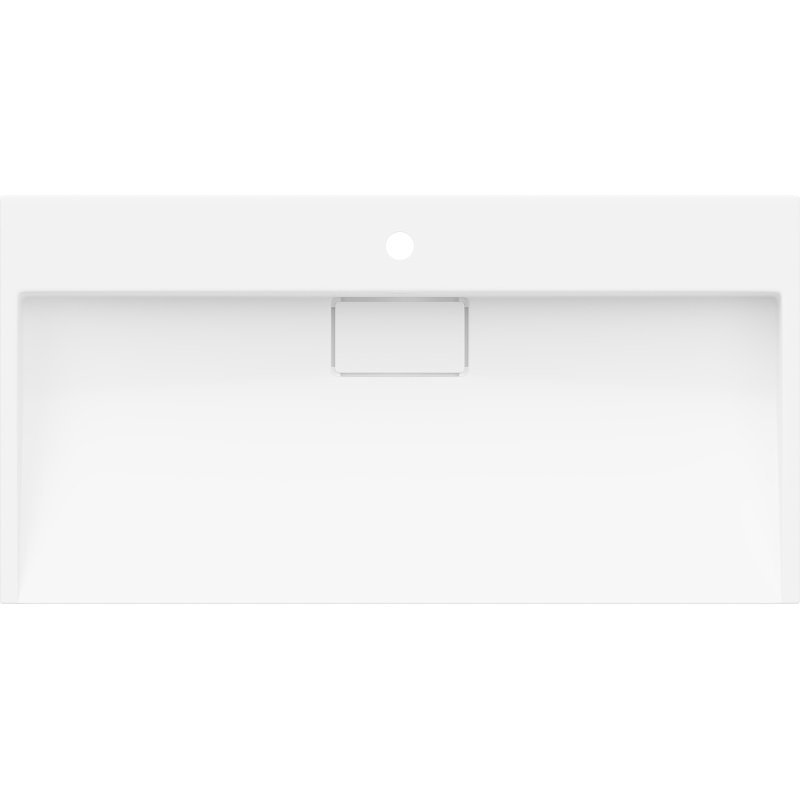 Mexen Ava opbouw wastafel van conglomeratie 1/O 90 x 46 cm, wit - 23019001