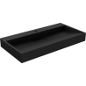 Mexen Ava lavabo à poser en conglomérat 1/O 90 x 46 cm, noir - 23019071