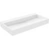 Mexen Ava opbouwwasbak van conglomeraten B/O 90 x 46 cm, wit - 23019000