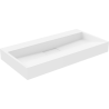 Mexen Ava umywalka nablatowa z konglomeratu B/O 90 x 46 cm, biała - 23019000