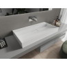 Mexen Ava lavabo de comptoir en conglomérat B/O 90 x 46 cm, blanc - 23019000