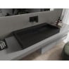 Mexen Ava lavabo da appoggio in conglomerato B/O 90 x 46 cm, nero - 23019070