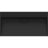 Mexen Ava bladloze wastafel van composiet B/O 90 x 46 cm, zwart - 23019070