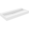 Mexen Ava umivaonik nadgradni od konglomerata B/O 100 x 46 cm, bijeli - 23011000
