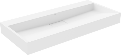 Mexen Ava lavabo da appoggio in conglomerato B/O 100 x 46 cm, bianco - 23011000
